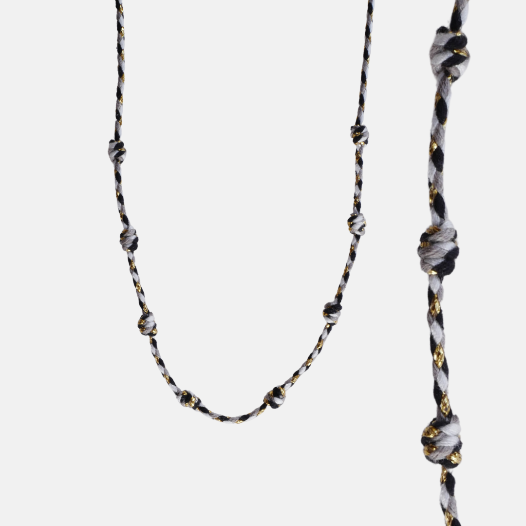 Boho Thread - Necklace - Stormy