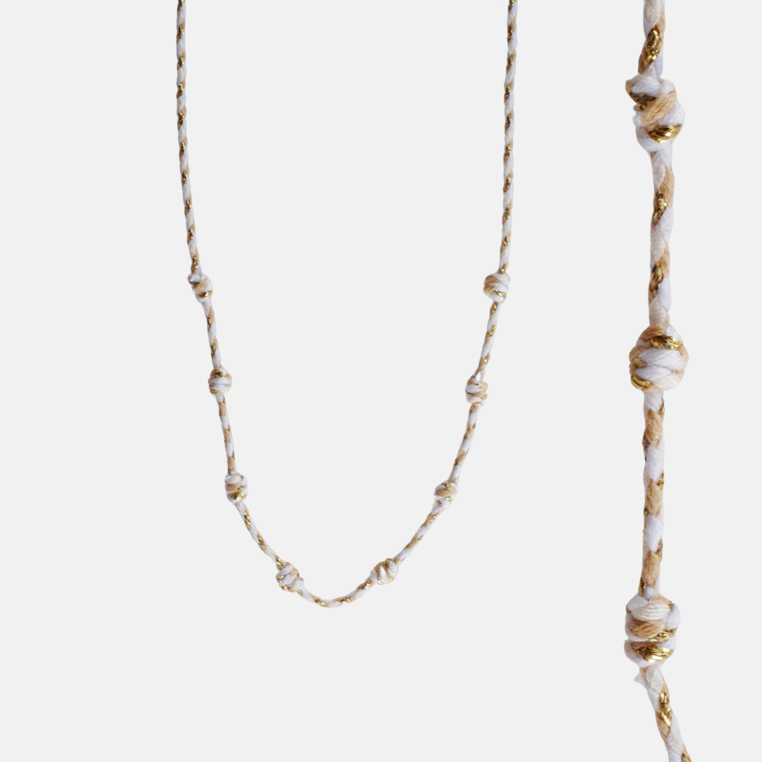 Boho Thread - Necklace - Golden Sands