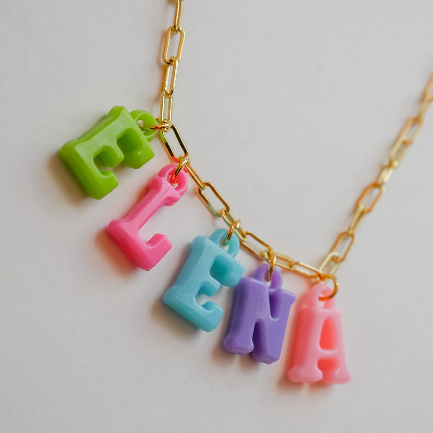 Multicolor Personalized Chain - Name | Nombre