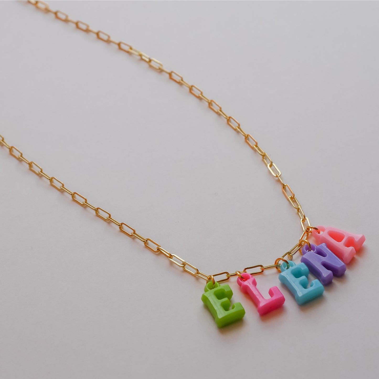 Multicolor Personalized Chain - Name | Nombre