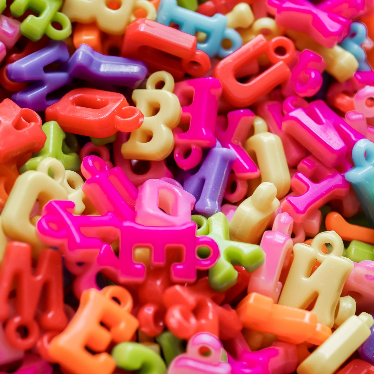 Multicolor Personalized Chain - Initial | Inicial