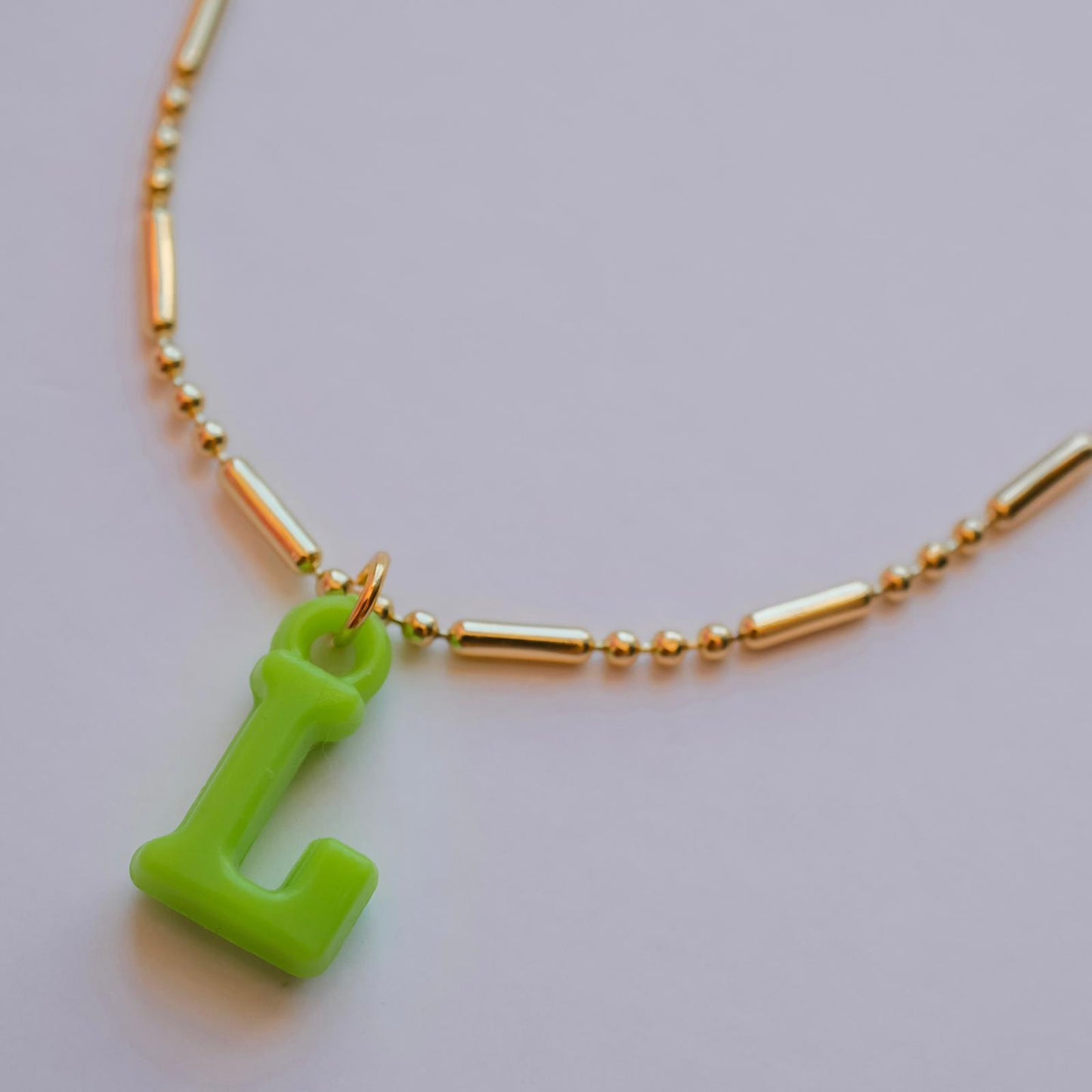 Multicolor Personalized Chain - Initial | Inicial