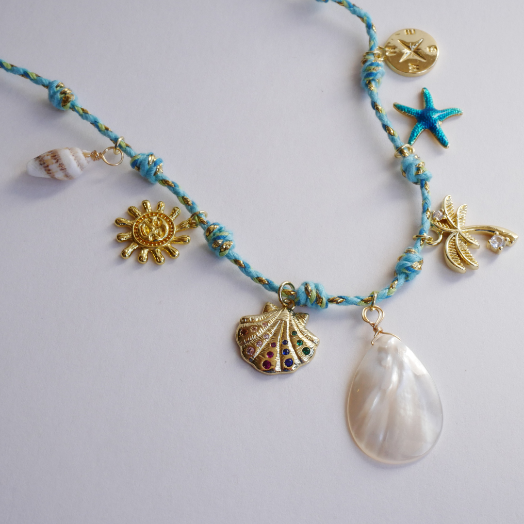 Ocean Pearl Necklace - Adjustable